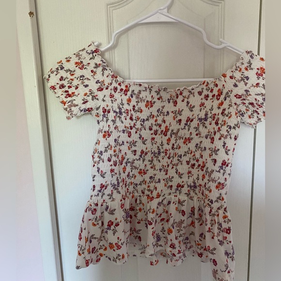 American Eagle Smocked/Ruched Top - Picture 1 of 4